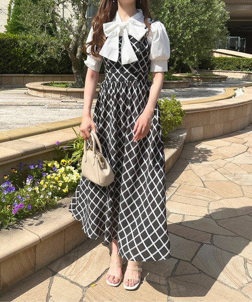 「apres jour」 キャミソールワンピース X-LARGE ピンクベージュ レディース_画像5