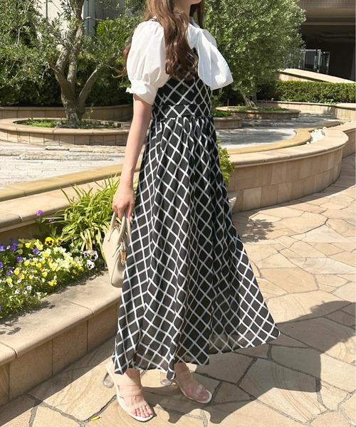 「apres jour」 キャミソールワンピース X-LARGE ピンクベージュ レディース_画像6