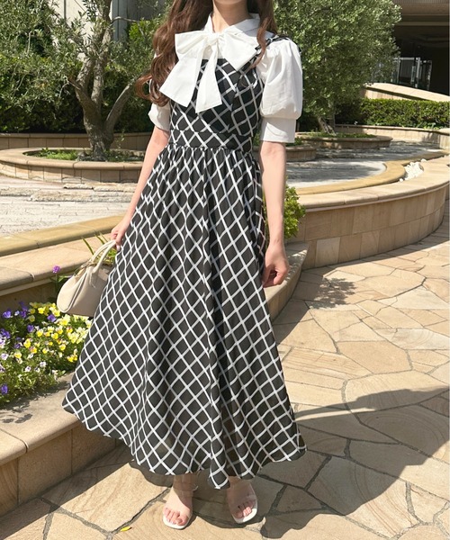 「apres jour」 キャミソールワンピース X-LARGE ピンクベージュ レディース_画像7