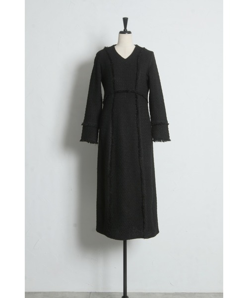 &. NOSTALGIA（ノスタルジア） ワンピース ツイードワンピース