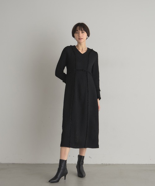 &. NOSTALGIA（ノスタルジア） ワンピース ツイードワンピース