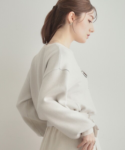 Couture Brooch（クチュール ブローチ） ニット セーター 「パール調