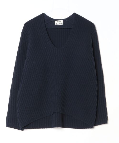 Acne Studios（アクネ ストゥディオズ） 長袖ニット X-SMALL ネイビー