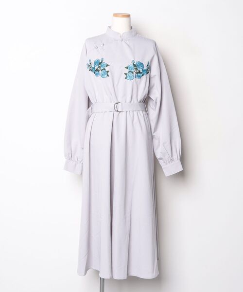 jouetie（ジュエティ） 長袖ワンピース MEDIUM グレー レディース