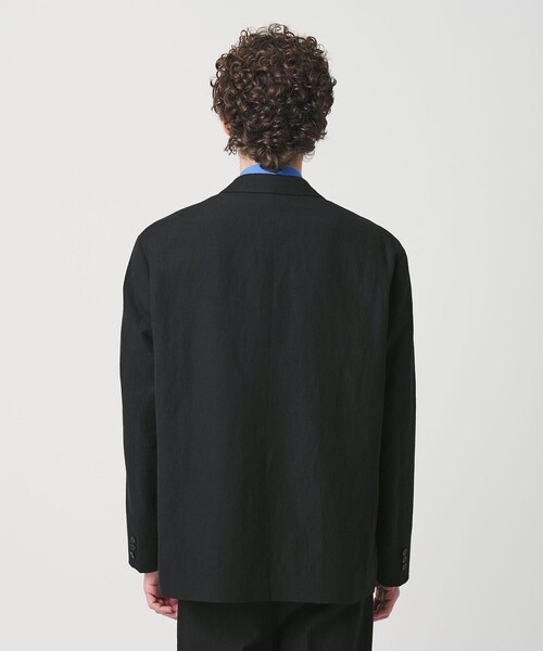 美品ユナイテッドアローズ リネン ダブルテーラードジャケット 黒 40 uq7 BEAUTY＆YOUTH UNITED ARROWS ジャケット テーラードジャケット 入学式