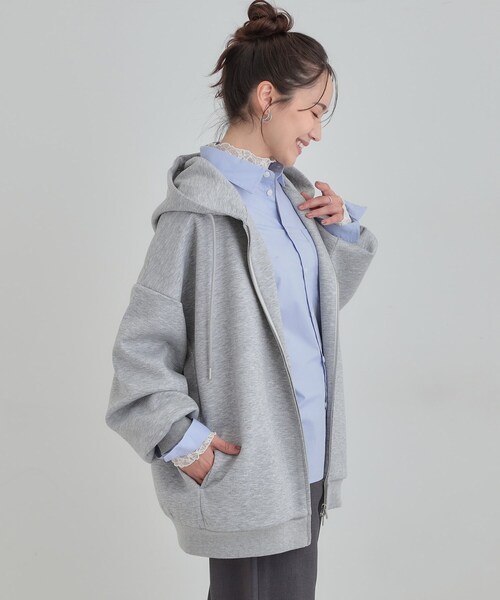 SHOO・LA・RUE（シューラルー） パーカー 「セットアップ可/なめらか