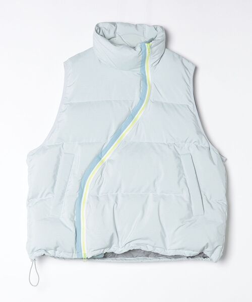 ダウンベスト ベスト FACETASM/ファセッタズム/FLOWING DOWN VEST メンズの画像