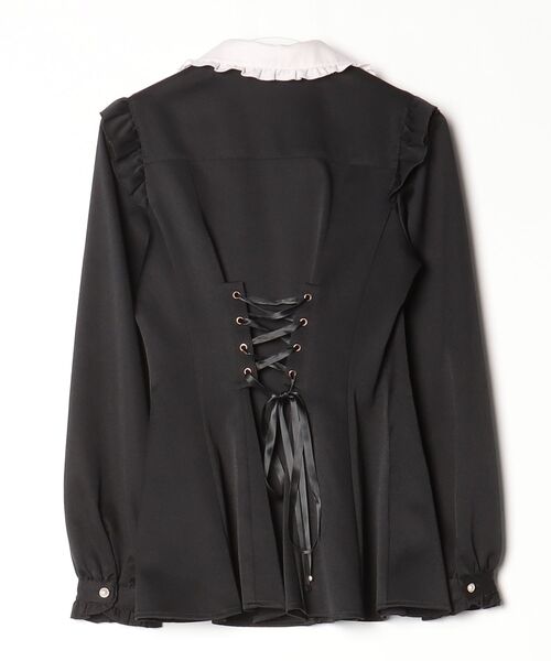 「Secret Honey」 長袖カットソー MEDIUM ブラック レディース_画像2