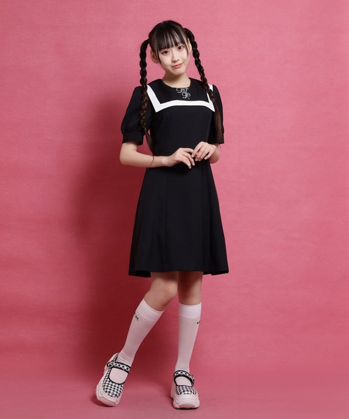 MILK ミルク　ワンピース　ブラック MILK（ミルク） ワンピース Ecole ワンピース : ZOZOTOWN Yahoo!店