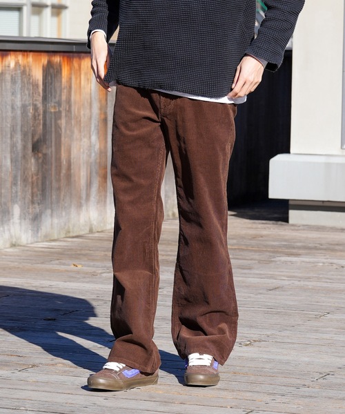 「roial」 コーデュロイパンツ 30inch グリーン メンズ_画像2
