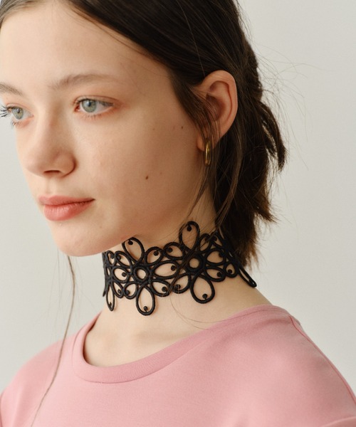 アレルギー対応 チョーカー Flower lace choker / フラワーレース