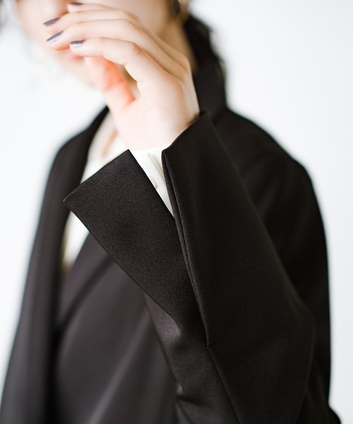 「haco!」 テーラードジャケット MEDIUM ブラック レディース_画像3