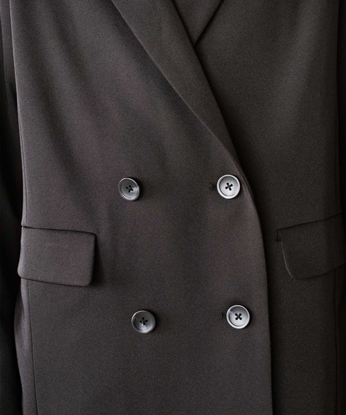 「haco!」 テーラードジャケット MEDIUM ブラック レディース_画像4