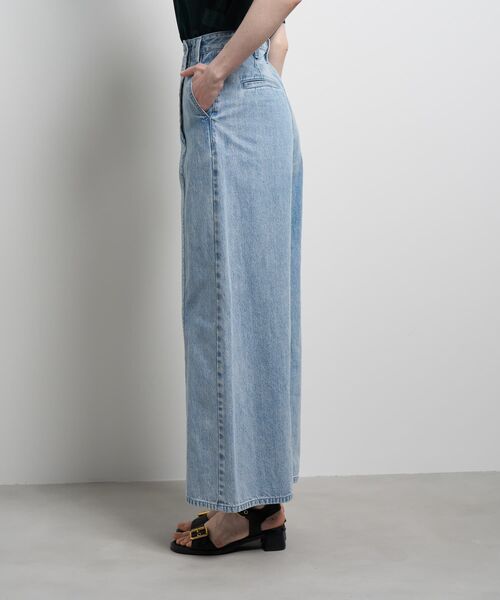 LANVIN en Bleu パンツ Lee×LANVIN Bleuデニムマリンパンツ レディース