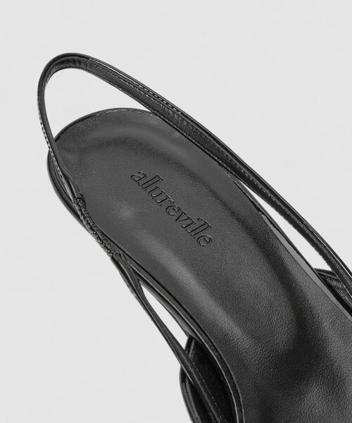 「allureville」 ヒールサンダル 22.5 ブラック レディース_画像8