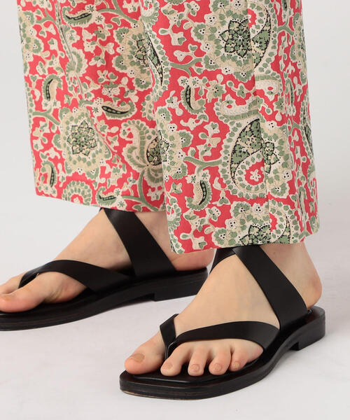 「SOULEIADO」 イージーパンツ 36 グリーン系その他2 レディース_画像3