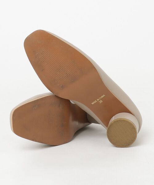 「NANO universe」 パンプス 38 ベージュ レディース_画像3