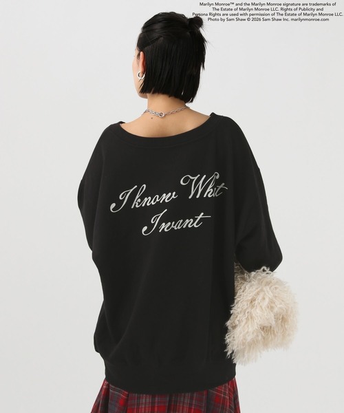【マリリン】★極美品★ロングスウェット★ブラック★レディース★ FREAK'S STORE｜別注 マリリン・モンロー L | Rakuten Fashion(楽天