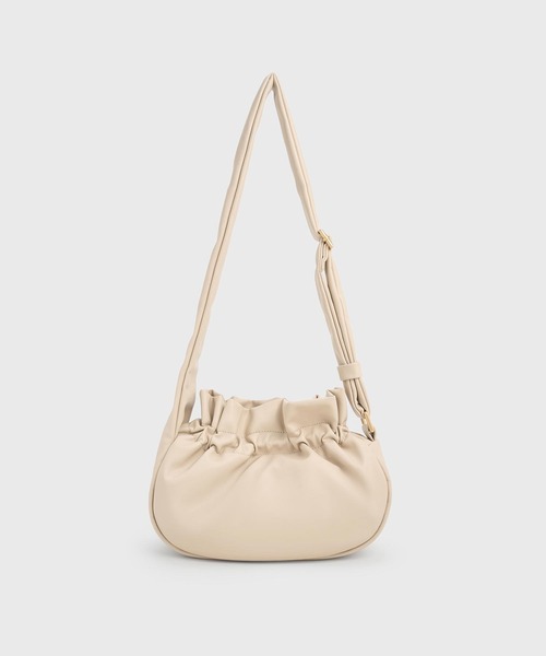 「CHARLES & KEITH」 ショルダーバッグ M スミクロ レディース_画像7