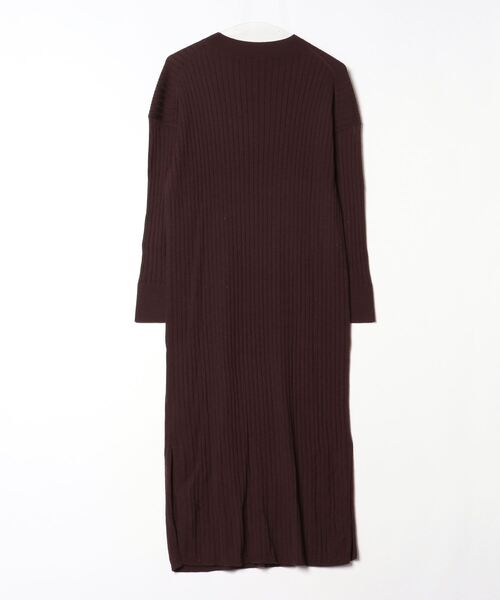 「ROPE'」 ニットワンピース 36 ブラウン レディース_画像2