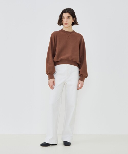 GALERIE VIE ブラウンニットセーター GALERIE VIE（ギャルリー ヴィー） ニット セーター コットンナイロン