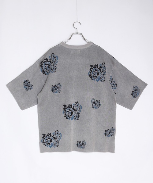 「WESTSEA」 「cathy’s closet」半袖ニット M ナチュラル メンズ_画像5