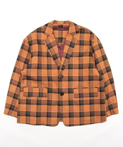 「RNA」 テーラードジャケット MEDIUM ダークオレンジ レディース_画像2