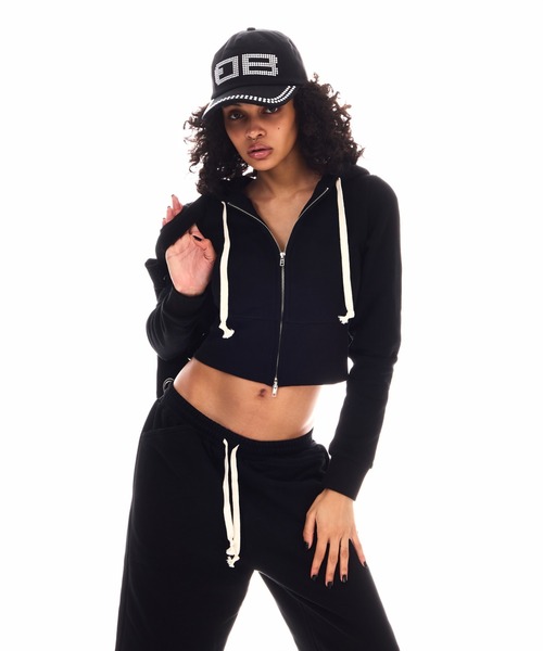 BEEDEN パーカー HEAVY WEIGHT TWO SIDES COMPACT ZIP UP レディース