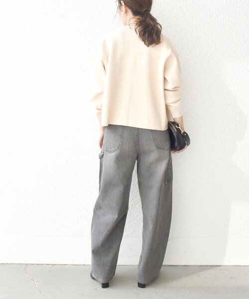 「SHIPS any」 ニットカーディガン ONE SIZE レッド レディース_画像3