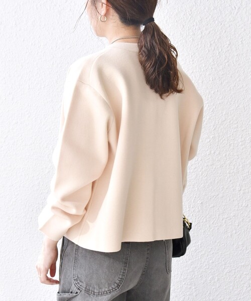 「SHIPS any」 ニットカーディガン ONE SIZE レッド レディース_画像5