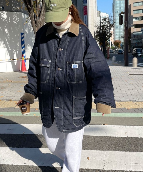 「CANAL JEAN」 ジャケット ONE SIZE インディゴブルー レディース