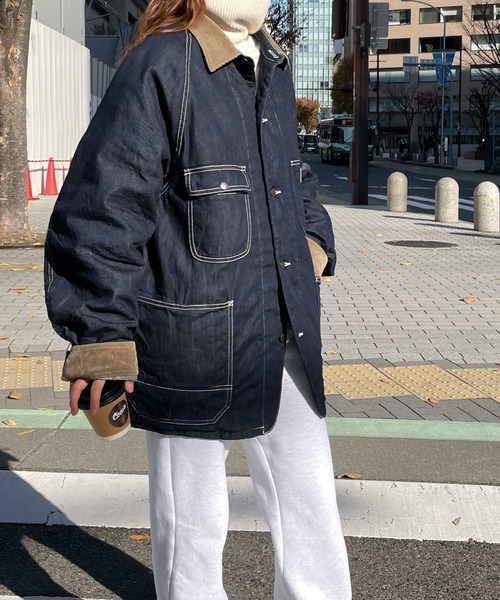 「CANAL JEAN」 ジャケット ONE SIZE インディゴブルー レディースの画像