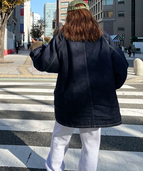 「CANAL JEAN」 ジャケット ONE SIZE インディゴブルー レディースの画像