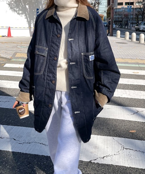 「CANAL JEAN」 ジャケット ONE SIZE インディゴブルー レディースの画像