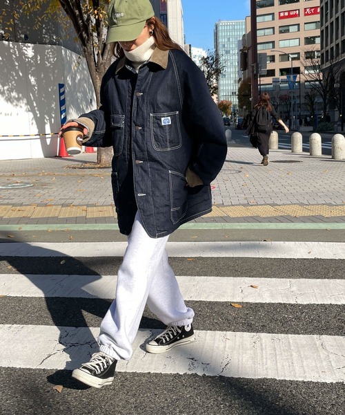 「CANAL JEAN」 ジャケット ONE SIZE インディゴブルー レディースの画像