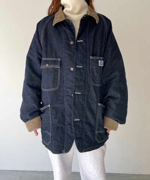 「CANAL JEAN」 ジャケット ONE SIZE インディゴブルー レディースの画像