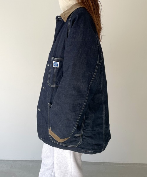 「CANAL JEAN」 ジャケット ONE SIZE インディゴブルー レディースの画像
