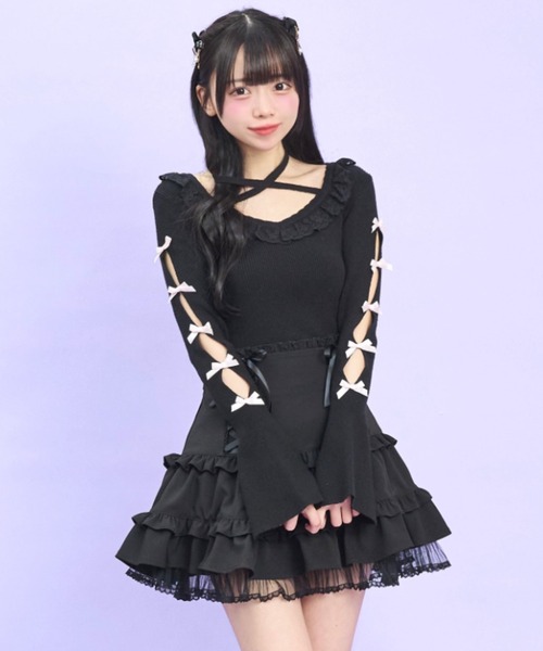 Secret Honey（シークレットハニー） ニット セーター 袖スリット