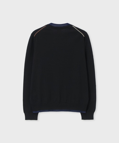 Paul Smith レイヤードカラー カーディガン　ブラック Paul Smith（ポール・スミス） カーディガン ウィメンズ レイヤード