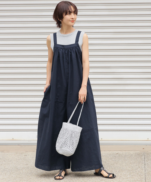 「JOURNAL STANDARD relume」 オーバーオール FREE ネイビー レディース