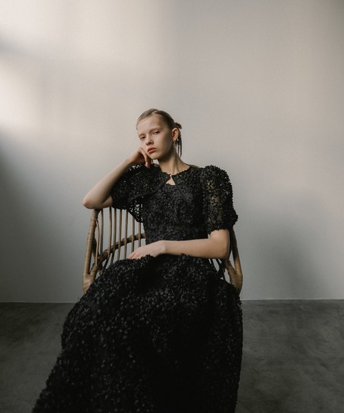 スーツ・フォーマル・ドレス et.UNiVER Bloom noir dress et.UNiVER ドレス Bloom noir dress : ZOZOTOWN Yahoo!店 - 通販