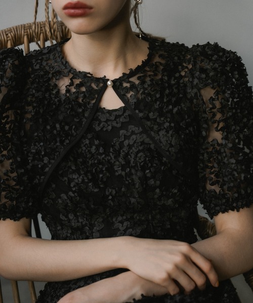 et.UNiVER ドレス Bloom noir dress : ZOZOTOWN Yahoo!店 - 通販