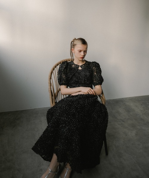et.UNiVER ドレス Bloom noir dress : ZOZOTOWN Yahoo!店 - 通販
