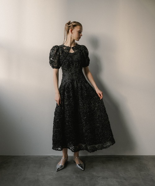 et.UNiVER ドレス Bloom noir dress : ZOZOTOWN Yahoo!店 - 通販