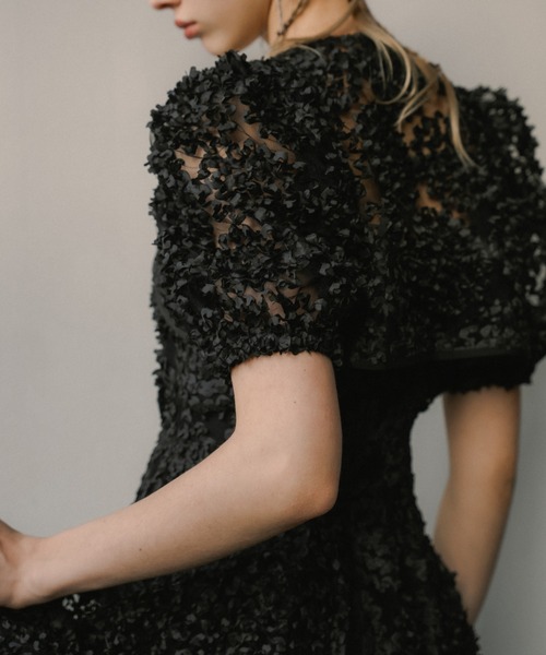 et.UNiVER ドレス Bloom noir dress : ZOZOTOWN Yahoo!店 - 通販