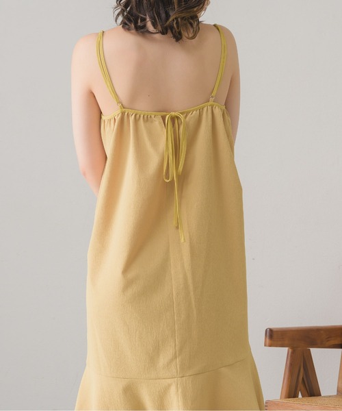 「RETRO GIRL」 キャミソールワンピース MEDIUM ブラック レディース_画像7