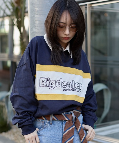 WEGO（ウィゴー） ポロシャツ WEGO/ステッチロゴラガーシャツ メンズ