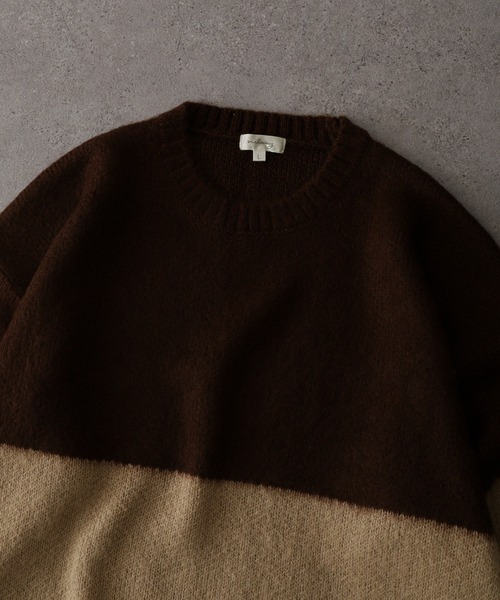 「Nilway」 長袖ニット MEDIUM グレー メンズ_画像2