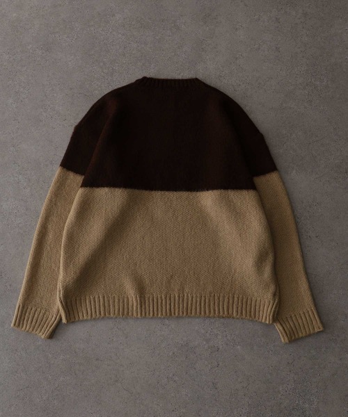「Nilway」 長袖ニット MEDIUM グレー メンズ_画像6