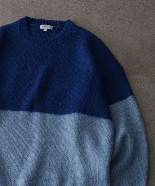 「Nilway」 長袖ニット MEDIUM グレー メンズ_画像9